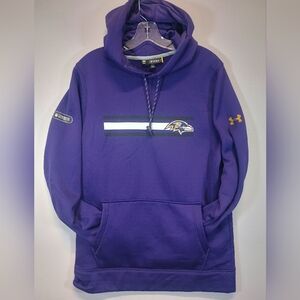Under Armour Baltimore Ravens NFL Combine Authentic Ravens Hoodie Mens Small